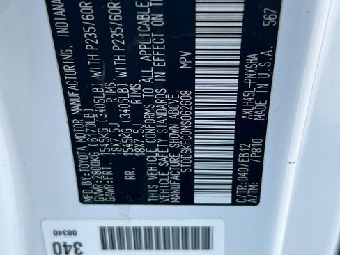 Certified 2022 Toyota Sienna XSE w/ XSE Plus Package AWD/4WD image 30