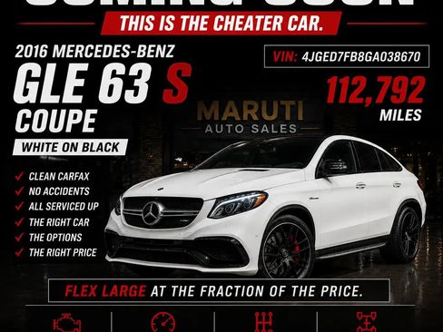 Used 2016 Mercedes-Benz GLE 63 AMG S image 1