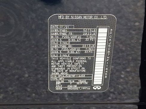 Used 2021 INFINITI QX50 Sensory w/ Cargo Package AWD/4WD image 27