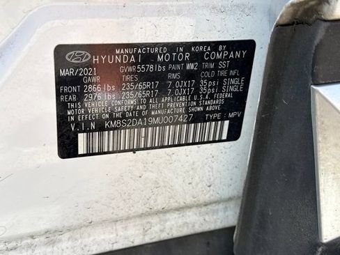 Used 2021 Hyundai Santa Fe Blue AWD/4WD image 15