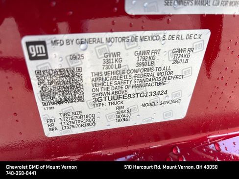 New 2026 GMC Sierra 1500 AT4X w/ AT4X AEV Edition image 32