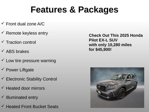 Used 2025 Honda Pilot EX-L image 4