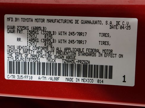 Used 2025 Toyota Tacoma SR5 image 40