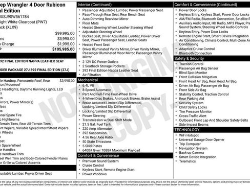 New 2025 Jeep Wrangler Unlimited Rubicon 392 AWD/4WD image 3