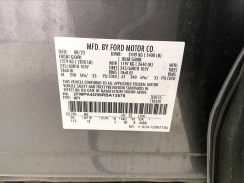 Used 2024 Ford Edge SE AWD/4WD image 8