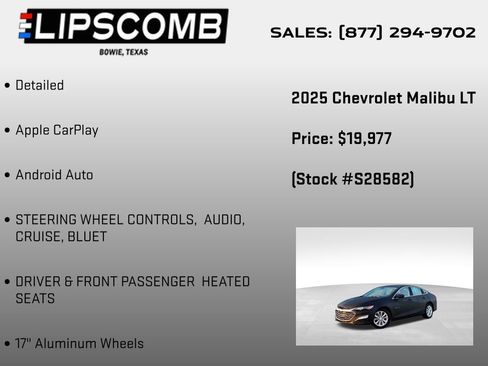 Used 2025 Chevrolet Malibu LT image 6