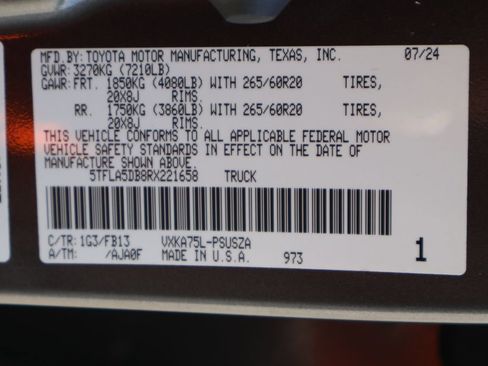 Used 2024 Toyota Tundra SR5 w/ TRD Sport Package image 17