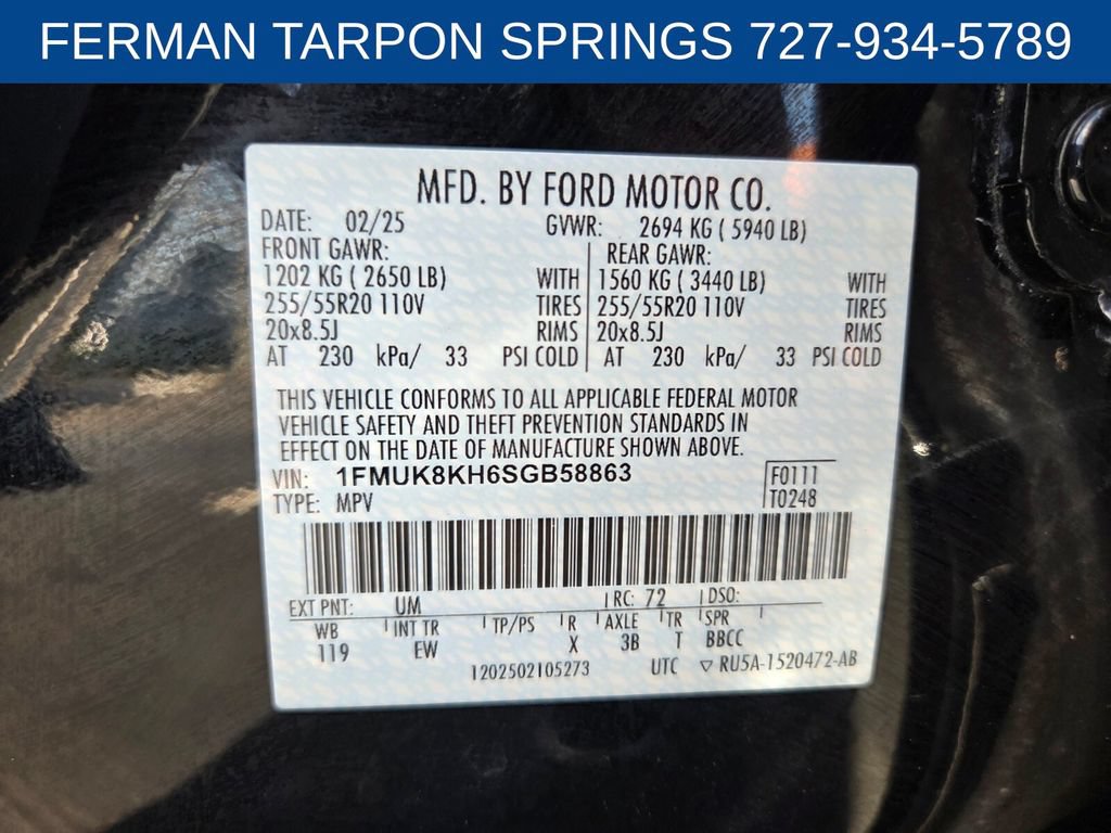 Used 2025 Ford Explorer ST-Line AWD/4WD image 19