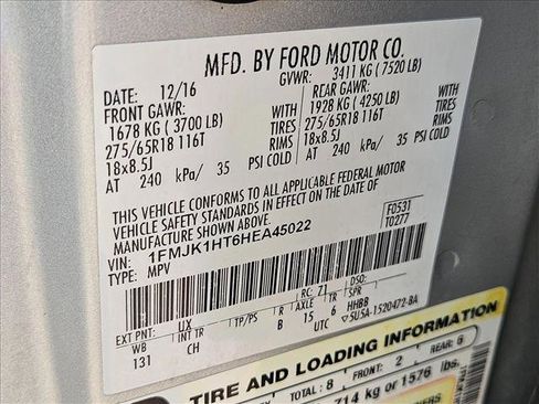 Used 2017 Ford Expedition EL XLT image 21