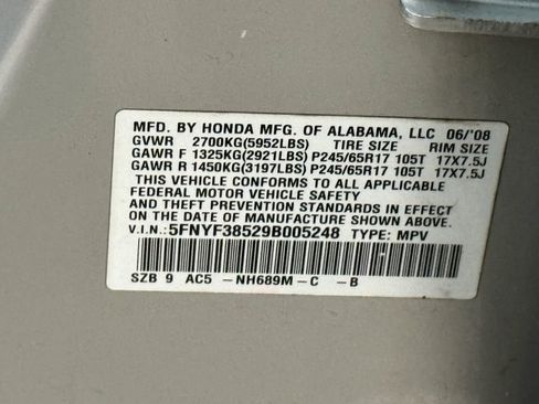 Used 2009 Honda Pilot EX-L image 39