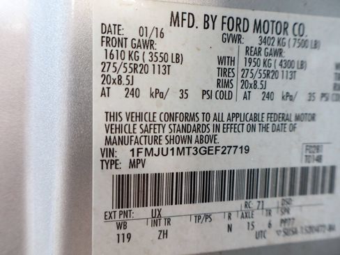 Used 2016 Ford Expedition Platinum AWD/4WD image 48