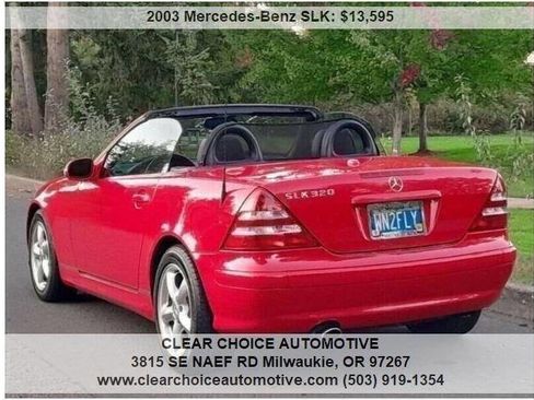 Used 2003 Mercedes-Benz SLK 320 image 8