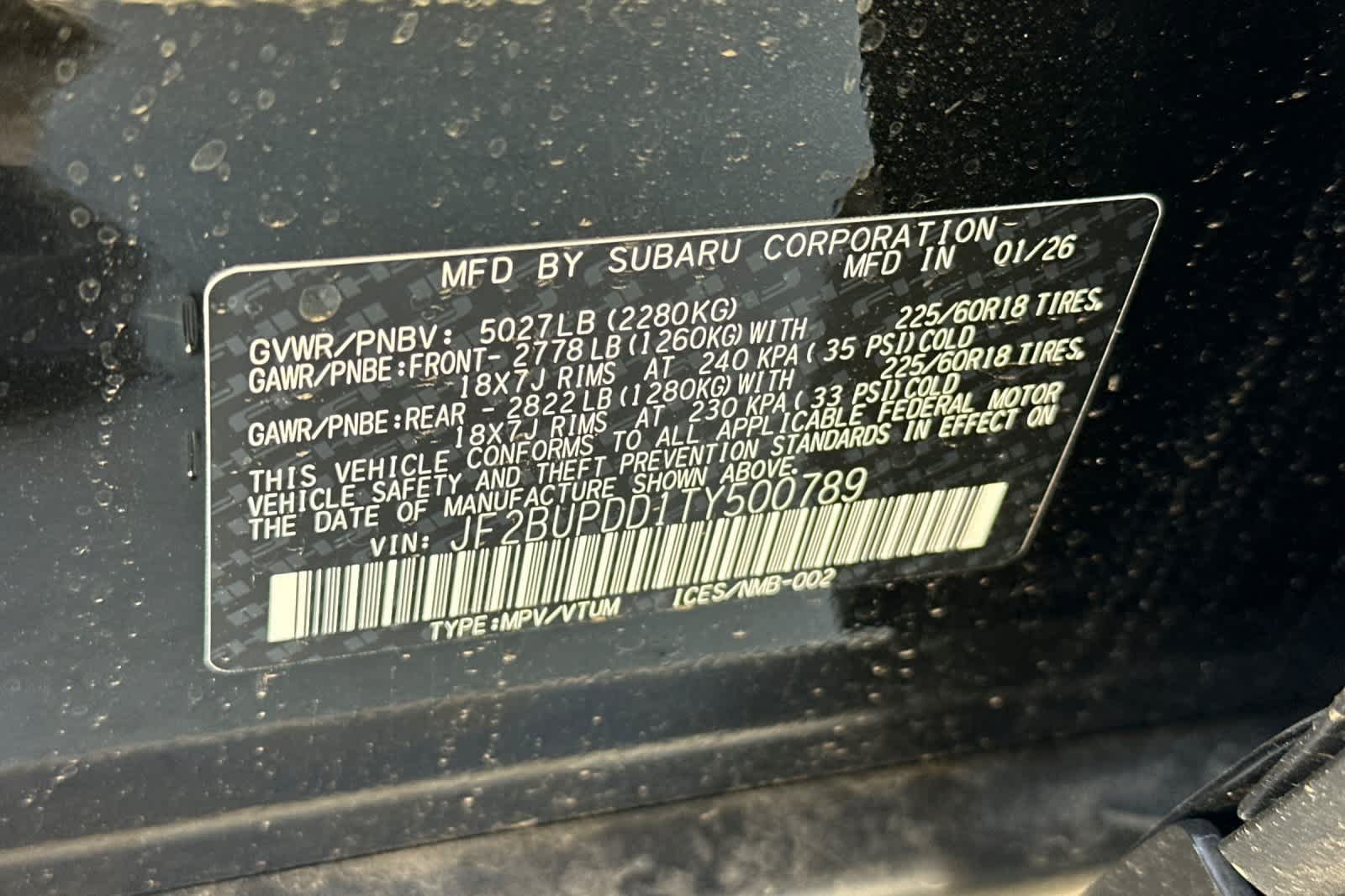 New 2026 Subaru Outback Limited AWD/4WD image 33