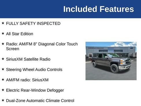 Used 2015 Chevrolet Silverado 1500 LT w/ All Star Edition AWD/4WD image 5