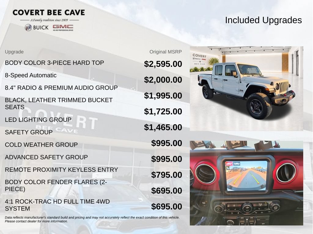Used 2021 Jeep Gladiator Rubicon AWD/4WD image 7