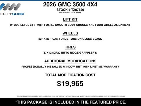 Used 2026 GMC Sierra 3500 Denali Ultimate image 2