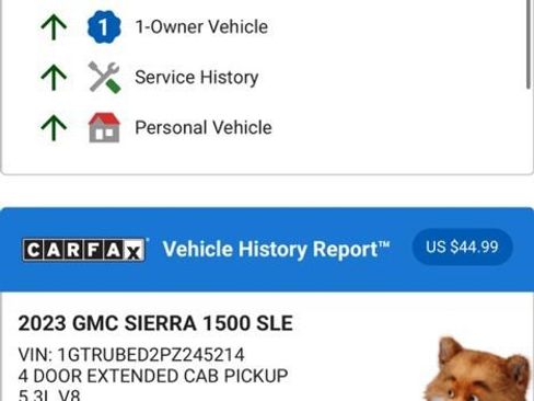 Used 2023 GMC Sierra 1500 SLE image 3