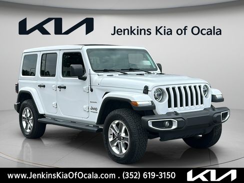 Used 2021 Jeep Wrangler Unlimited Sahara AWD/4WD image 1