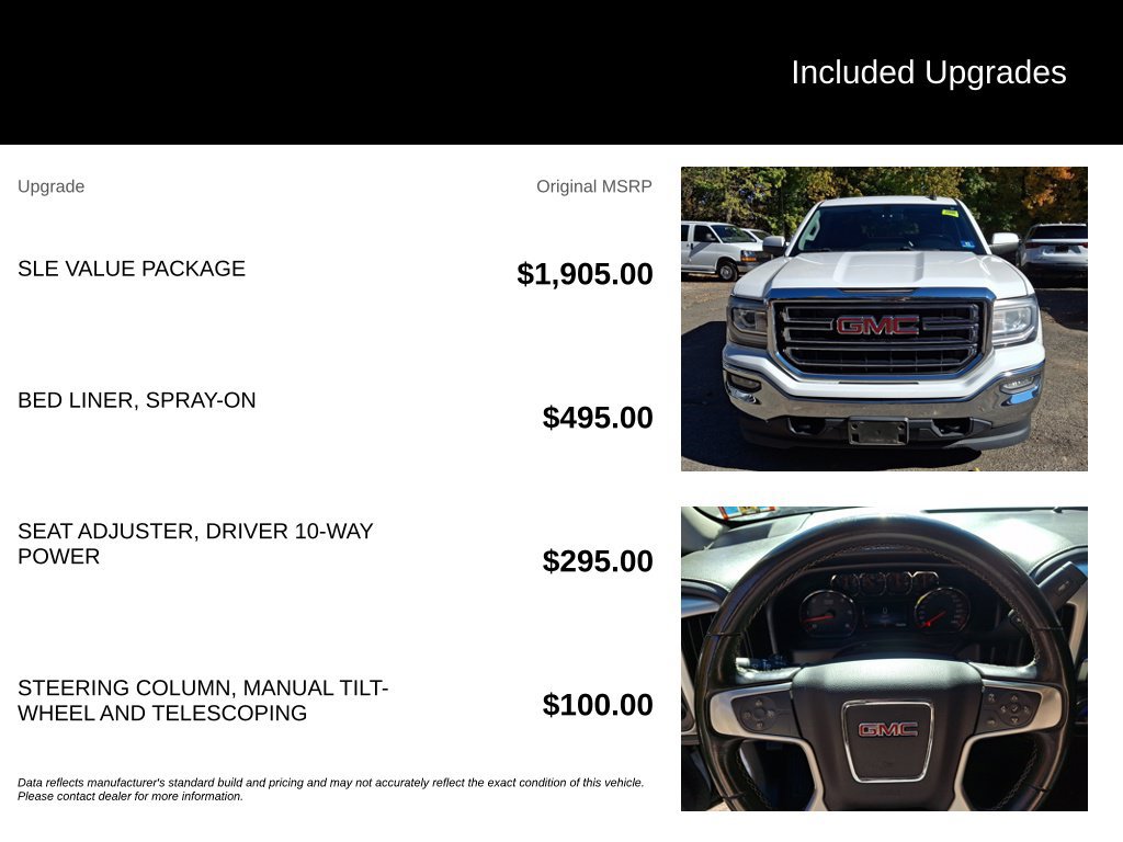 Used 2016 GMC Sierra 1500 SLE w/ SLE Value Package AWD/4WD image 6