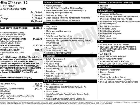 Certified 2023 Cadillac XT4 Sport AWD/4WD image 31