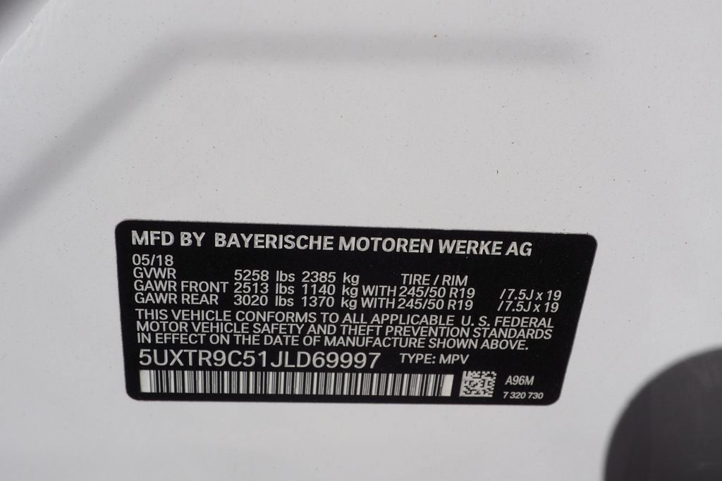 Used 2018 BMW X3 xDrive30i AWD/4WD image 6