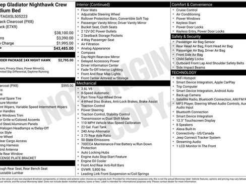 Used 2025 Jeep Gladiator Sport AWD/4WD image 32