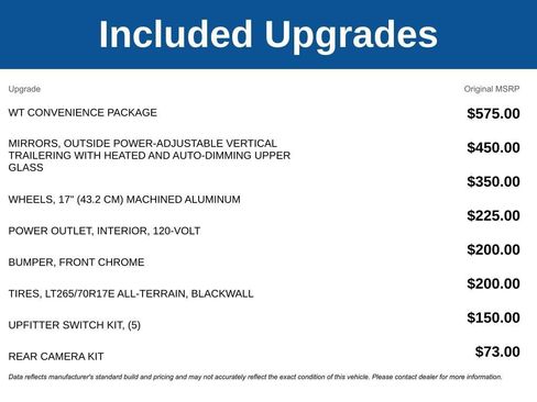 New 2026 Chevrolet Silverado 2500 W/T w/ WT Convenience Package RWD image 3