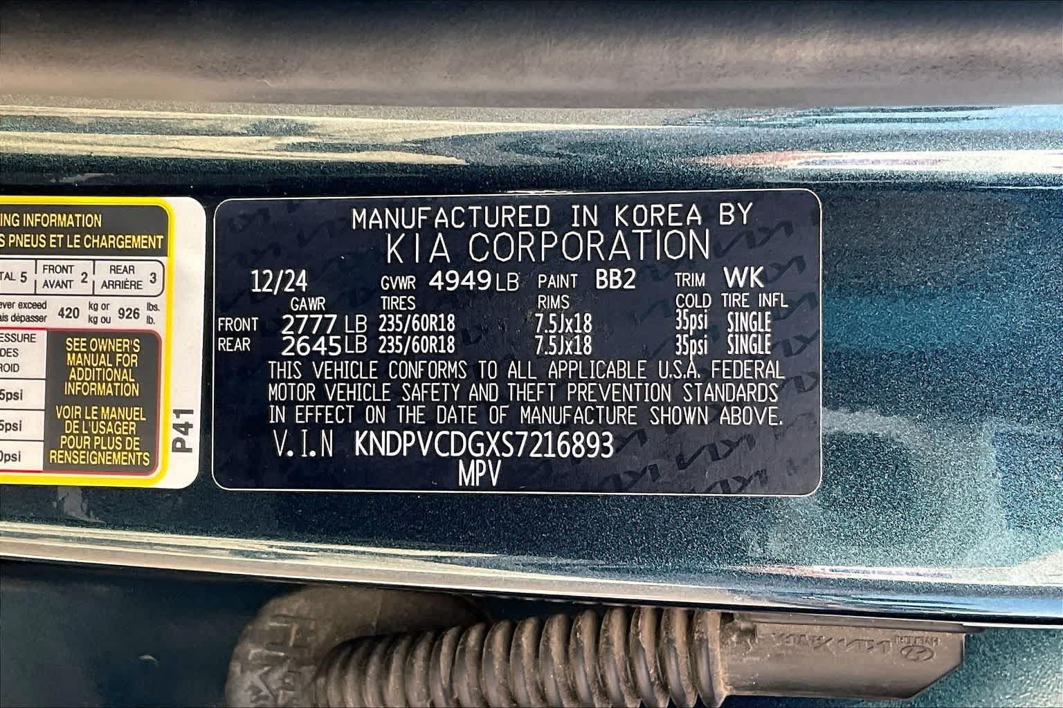 Certified 2025 Kia Sportage EX AWD/4WD image 19