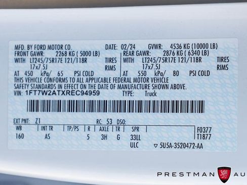 Used 2024 Ford F250 XL w/ XL Chrome Package RWD image 46
