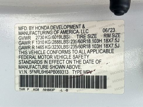 Used 2023 Honda Odyssey EX-L image 33