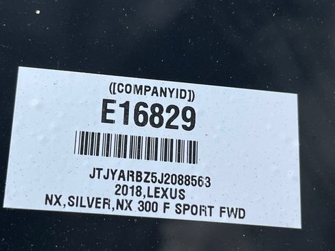 Used 2018 Lexus NX 300 F Sport w/ Accessory Package 2 FWD image 29