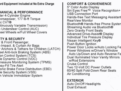 Used 2017 Nissan Altima 2.5 S w/ Power Driver Seat Package FWD image 15