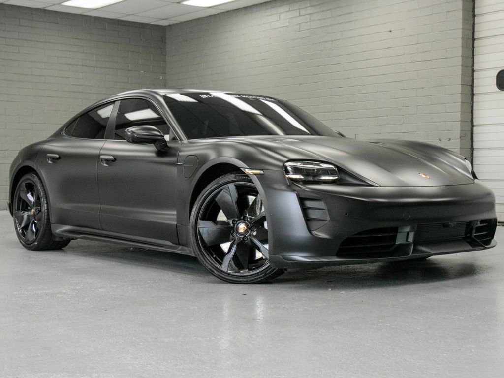 Used 2024 Porsche Taycan Turbo AWD/4WD image 1