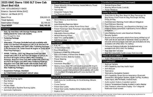 Used 2025 GMC Sierra 1500 SLT AWD/4WD image 38