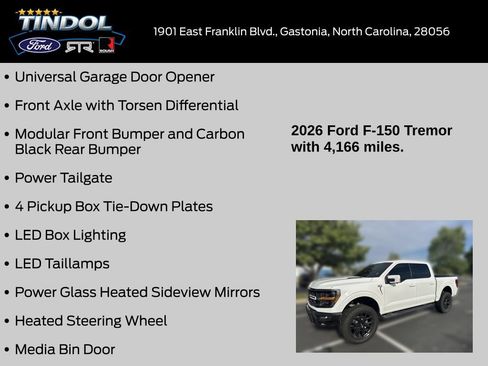 Used 2026 Ford F150 Tremor w/ Equipment Group 402A High AWD/4WD image 23