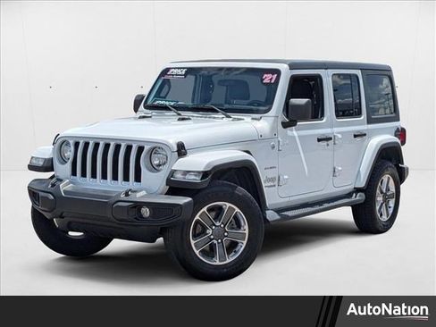 Used 2021 Jeep Wrangler Unlimited Sahara image 1