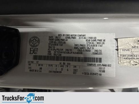 Used 2018 Ford F150 Lariat image 86