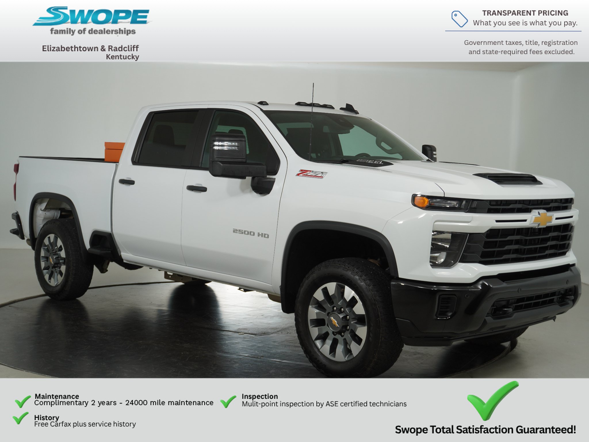 Used 2025 Chevrolet Silverado 2500 Custom w/ Custom Value Package AWD/4WD image 1