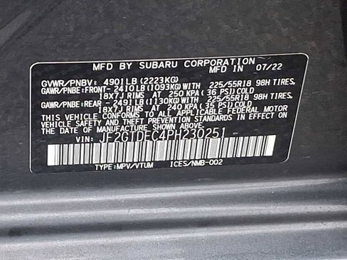 Used 2023 Subaru Crosstrek Hybrid image 23