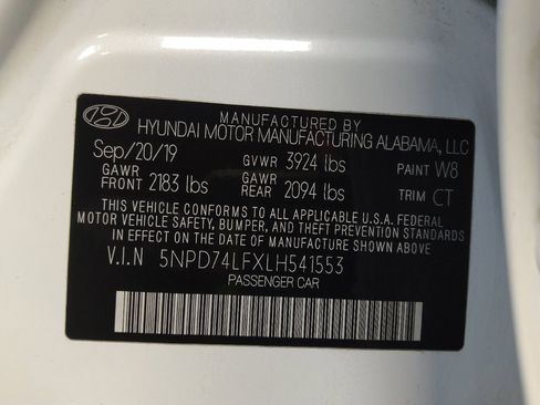 Used 2020 Hyundai Elantra SE w/ Cargo Package (C1) image 33