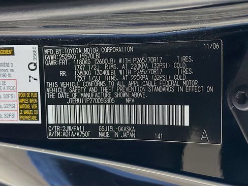 Used 2007 Toyota FJ Cruiser 4WD image 27
