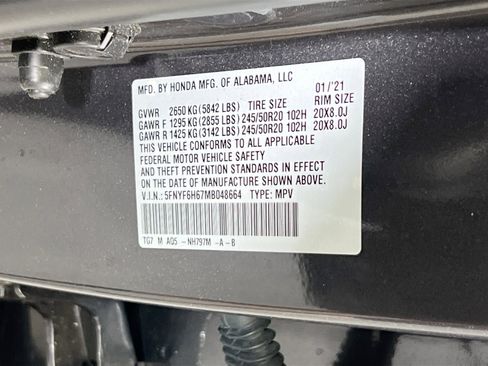 Used 2021 Honda Pilot Touring image 35