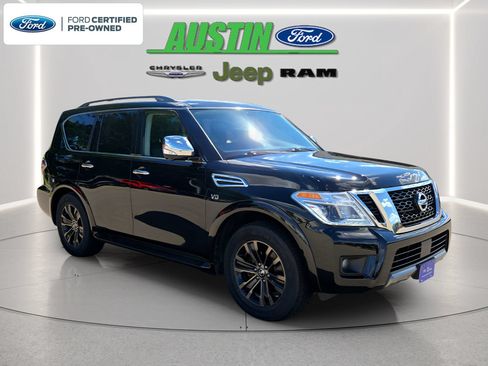 Used 2019 Nissan Armada Platinum w/ Captain's Chairs Package AWD/4WD image 7