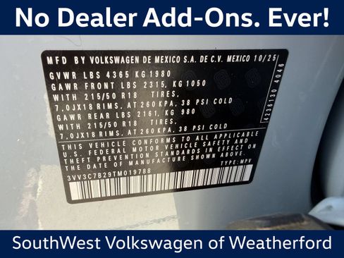 New 2026 Volkswagen Taos SE FWD image 29