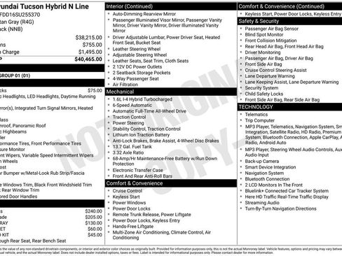 Used 2025 Hyundai Tucson N Line AWD/4WD image 39