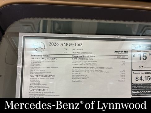 New 2026 Mercedes-Benz G 63 AMG 4MATIC image 26