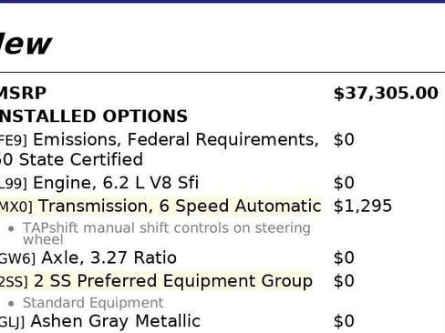 Used 2015 Chevrolet Camaro SS image 4