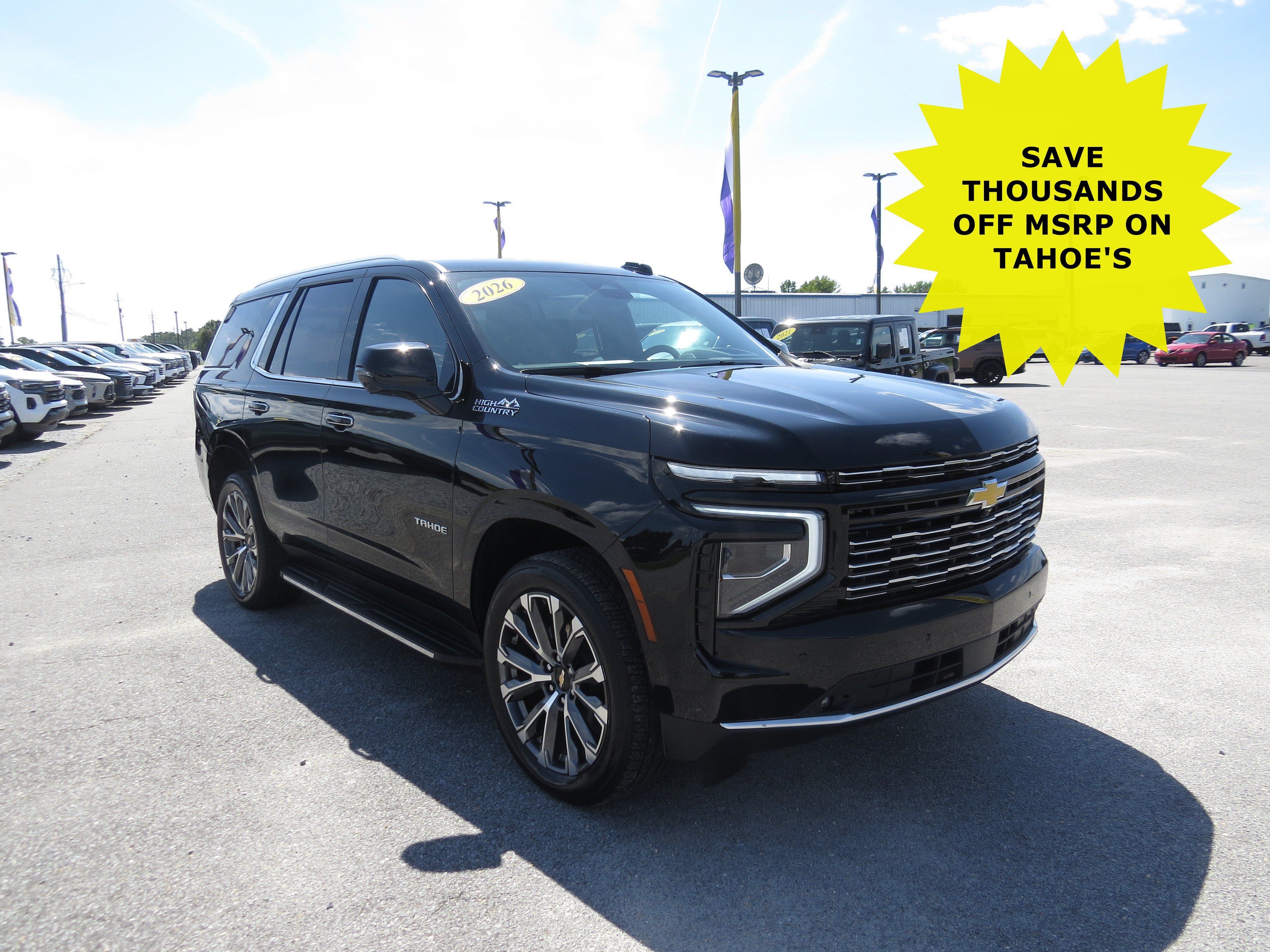 Used 2026 Chevrolet Tahoe High Country w/ Sun And Tow Package AWD/4WD image 1
