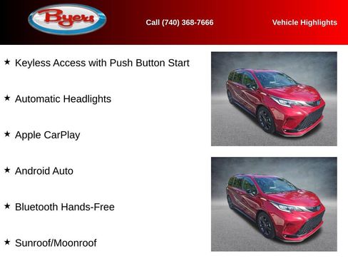 Used 2024 Toyota Sienna XSE w/ XSE Premium Package FWD image 11