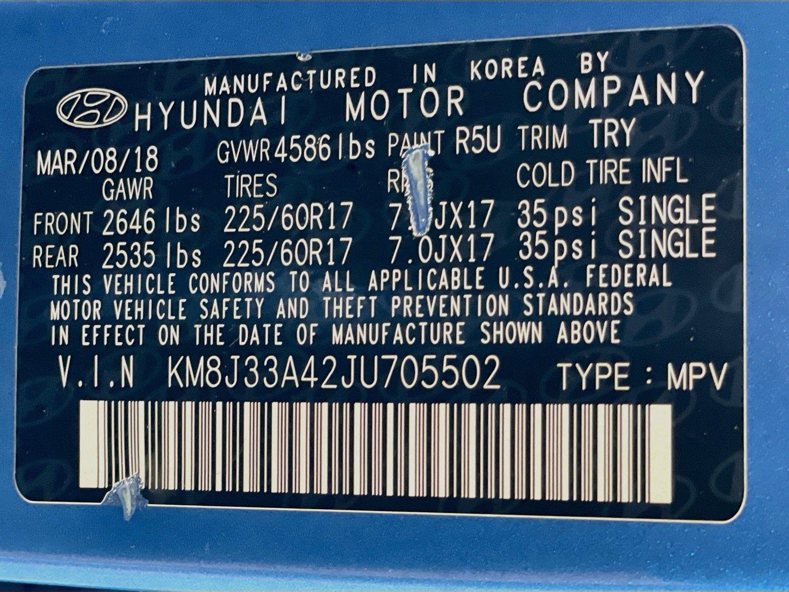 Used 2018 Hyundai Tucson SEL FWD image 32